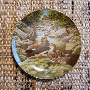 "The Gadwall" collector plate by Bart Jerner